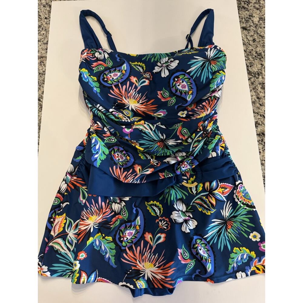 Ladies Into The Bleu One Piece Swimsuit Size 12